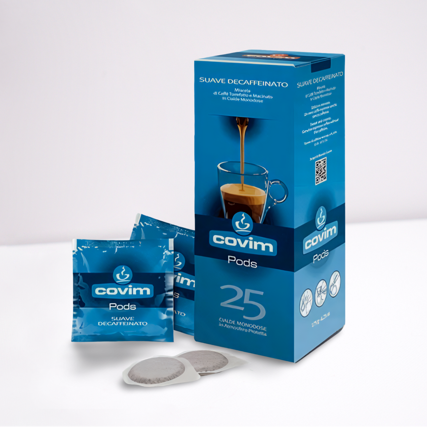 Covim Paper Pod Decaf 25 De Capsule