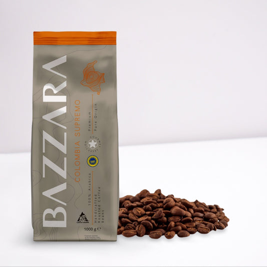 Bazzara Colombia Supremo IGP Cafea Boabe 1kg