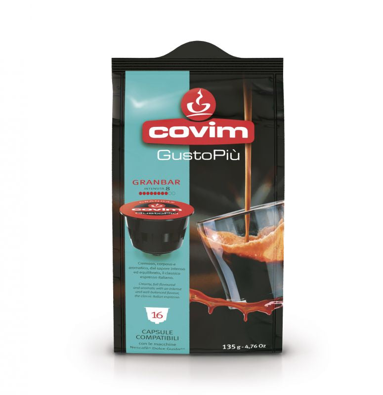 Covim Gustopiu Flowpack Granbar 16 Capsule