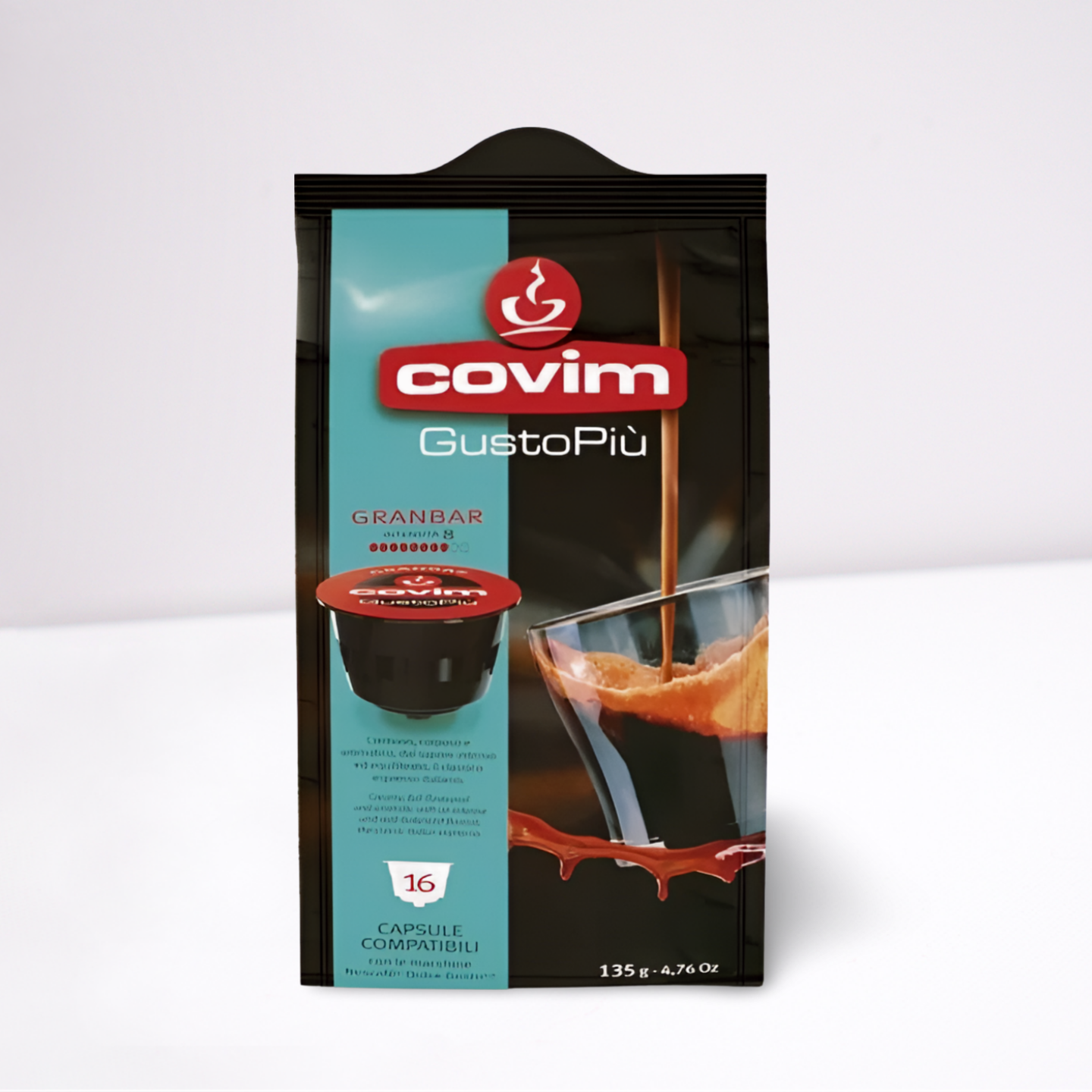 Covim Gustopiu Flowpack Granbar 16 Capsule